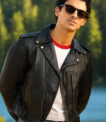 Joe Jonas Camp Rock 3 Black Leather Jacket