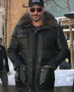 Joe Manganiello Sundance Film Festival Black Leather Jacket