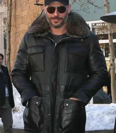 Joe Manganiello Sundance Film Festival Black Leather Jacket