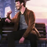 Joey Pollari Things Like This Brown Bomber Jacket