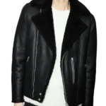 John Dark Black Leather Jacket
