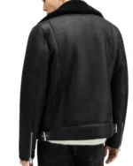 John Dark Black Leather Jacket