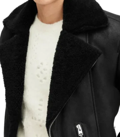 John Dark Black Leather Jacket