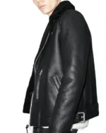 John Dark Black Leather Jacket
