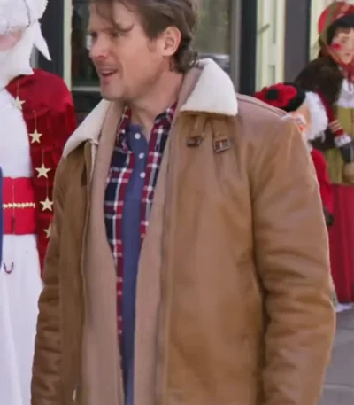 John Reardon Believe in Christmas Leather Jacket