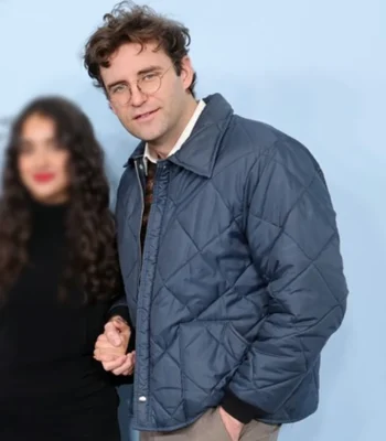 John Reynolds Oh Hi! Blue Quilted Jacket