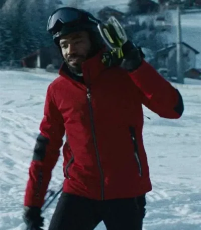 John Smith Mr. and Mrs. Smith 2024 Red Ski Jacket