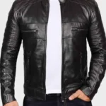 Johnson Black Leather Jacket