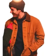 Jonah Hauer-King The Threesome Brown Jacket
