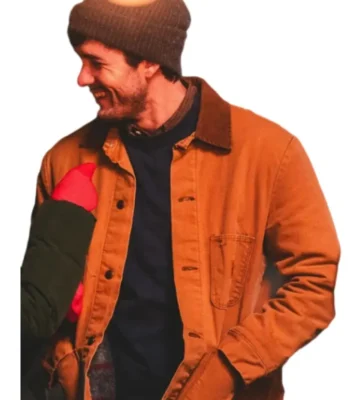 Jonah Hauer-King The Threesome Brown Jacket