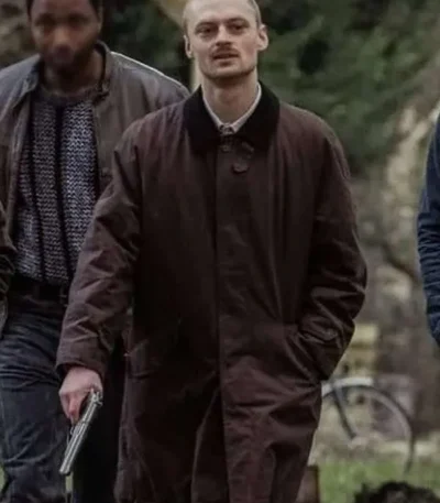 Jonas Smulders Ferry Brown Cotton Coat