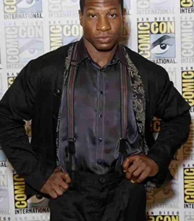 Jonathan Majors Ant Man 3 Black Jacket