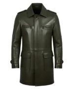 Joseph Mens Lambskin Brown Leather Coat