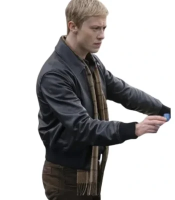 Joseph Quinn The Fantastic Four First Steps Black Leather Jacket