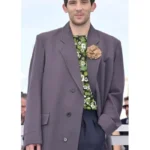 The Mastermind Josh O’Connor Purple Coat