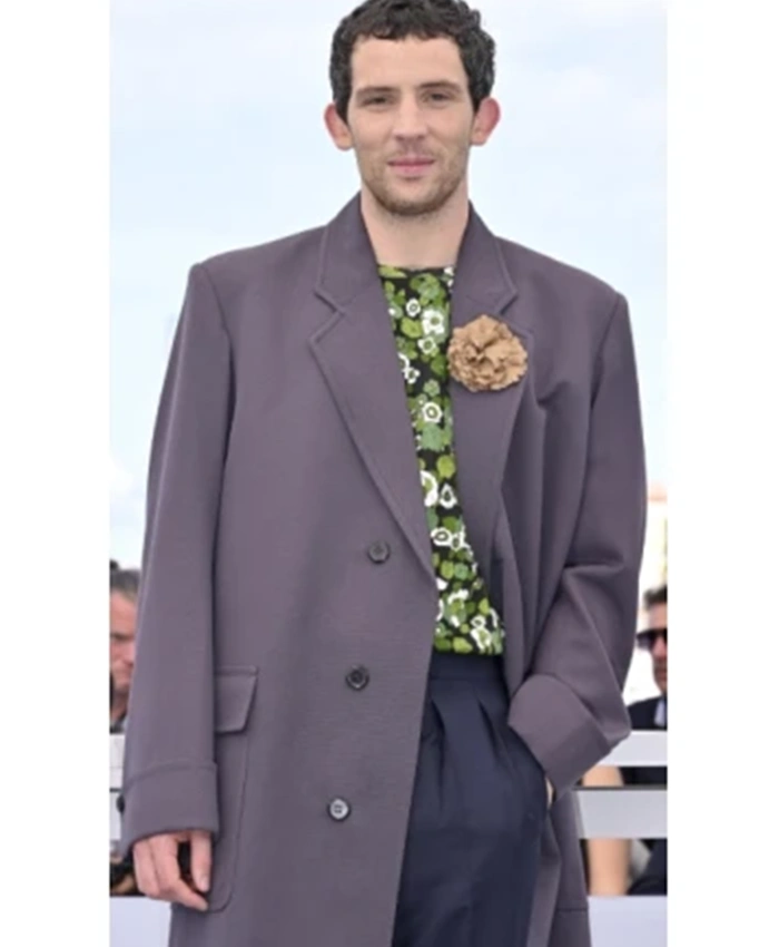 The Mastermind Josh O’Connor Purple Coat The Mastermind Josh O’Connor Purple Coat