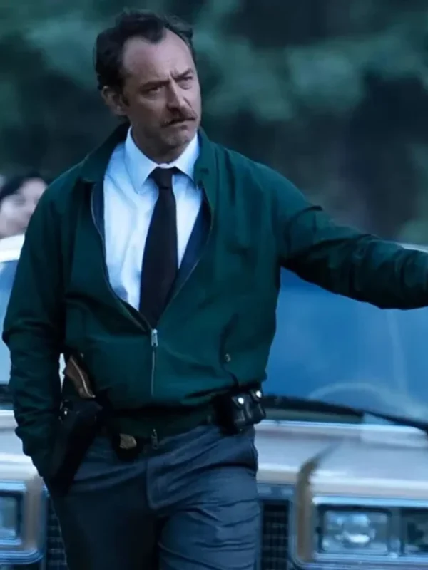 Jude Law The Order Green Cotton Jacket