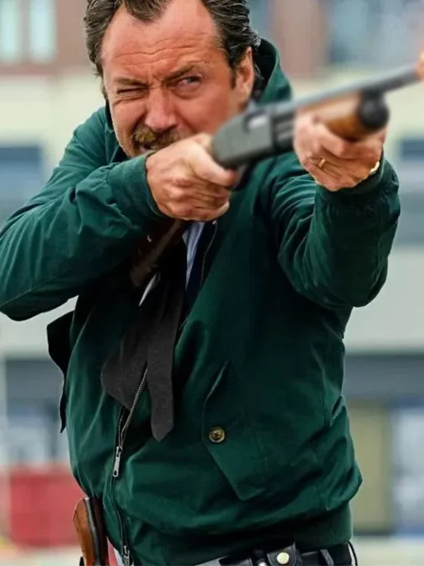 Jude Law The Order Green Cotton Jacket