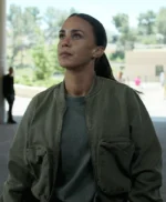 Alice Belaïdi K.O. 2025 Green Bomber Jacket