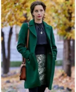 Kacey Rohl The Wedding Veil Inspiration Green Coat