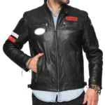 Kain Leather Cafe Racer Biker Jacket