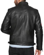 Kain Leather Cafe Racer Biker Jacket