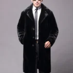 Kairo Mink Fur Black Coat