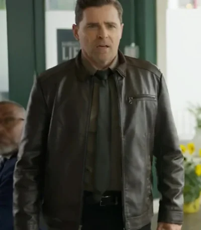 Kavan Smith Nelly Knows Mysteries 2024 Brown Jacket