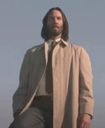Keanu Reeves Good Fortune Beige Coat