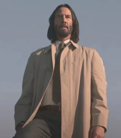 Keanu Reeves Good Fortune Beige Coat