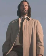 Keanu Reeves Good Fortune Off-White Coat