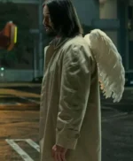 Keanu Reeves Good Fortune Off-White Coat