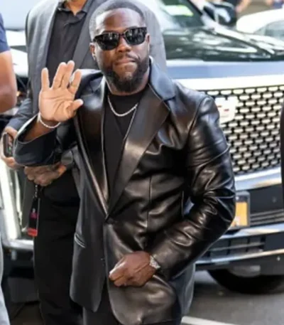 72 Hours Screening Kevin Hart Leather Blazer