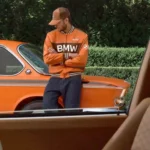 Kith BMW Orange Leather Bomber Jacket 2026