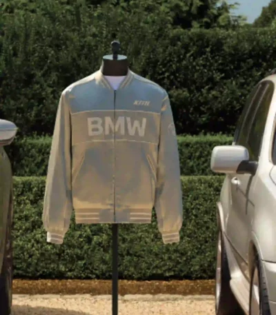 Kith BMW White Varsity Jacket 2026