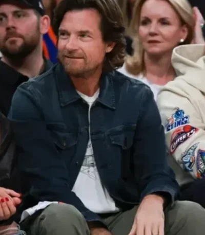 Knicks vs. Cavaliers Game 2 Jason Bateman Denim Jacket