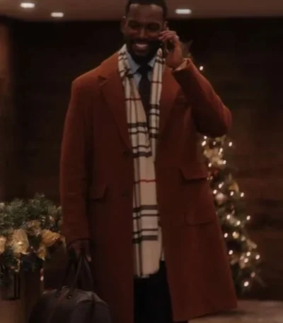 Kofi Siriboe Meet Me Next Christmas Coat