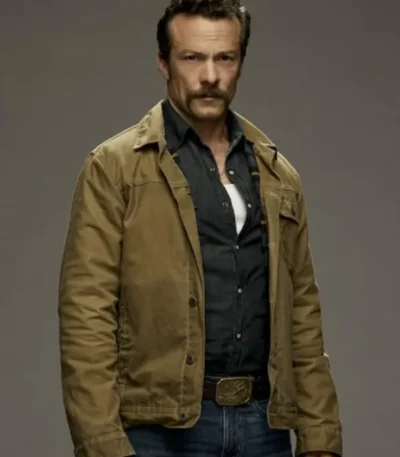 Kyle Schmid NCIS Origins Green Jacket