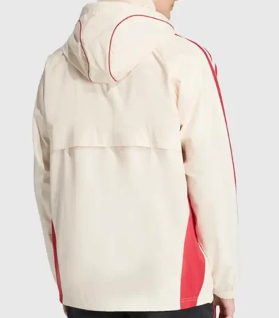 LFC adidas Off White Hooded Jacket