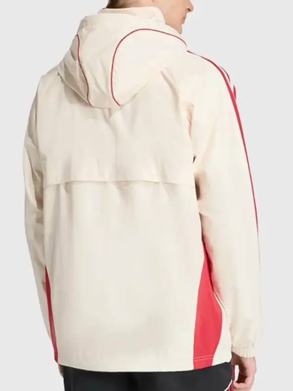 LFC adidas Off White Hooded Jacket