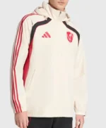 LFC adidas Off White Hooded Jacket