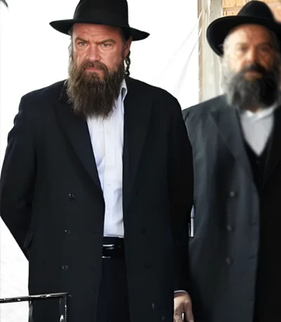 Liev Schreiber Caught Stealing Long Coat