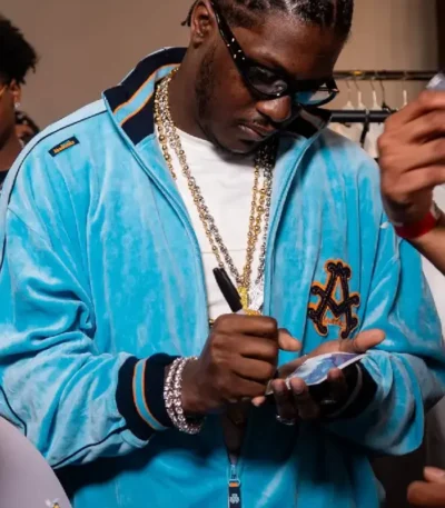 Lil Yachty Atlanta Blue Track Jacket