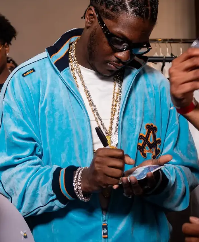 Lil Yachty Atlanta Blue Track Jacket Lil Yachty Atlanta Blue Track Jacket
