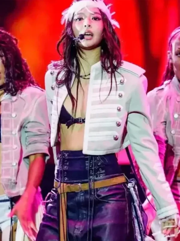 Lollapalooza Festival 2026 Black Pink Jennie Kim Jacket