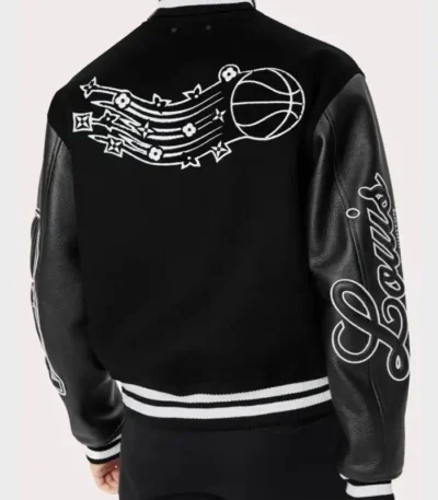 Louis Vuitton Black Varsity Jacket