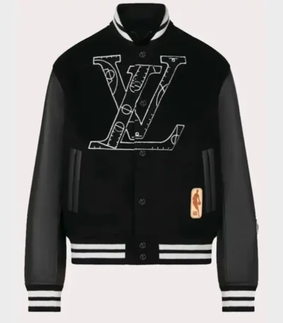 Louis Vuitton Black Varsity Jacket