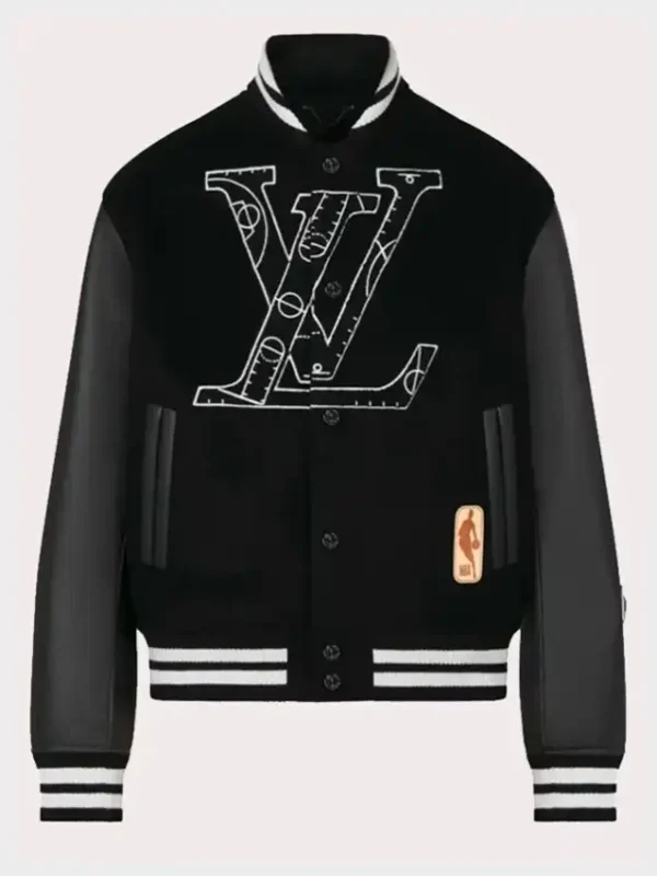 Louis Vuitton Black Varsity Jacket