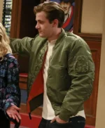 Luke Benward Girl Meets World S03 Green Bomber Jacket