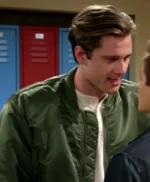 Luke Benward Girl Meets World S03 Green Bomber Jacket